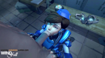 Tracer Deepthroat with Facial – WindFall