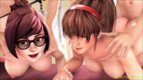 Mei and Hitomi Double Date – Spizder