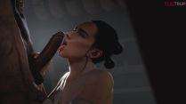 Rey suck huge cock