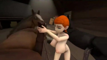 Gwen and 2 horses