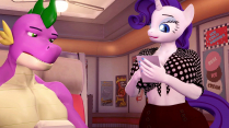 Rarity and Spike – What’s on the Menu?