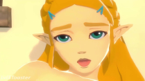 Zelda Pleasures Herself While Link Is Away – [Lvl3toaster]