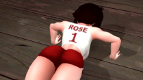 RUBY ROSE DOES PUSH-UPS RWBY