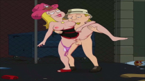 American Dad – Horny Francine fucking with Jeff in the public street