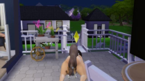sims: Latina getting dick down by dog