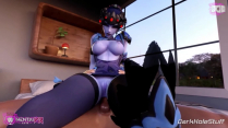 Widowmaker boobs bouncing (Overwatch)
