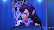 Dva’s trapped in the gloryhole room