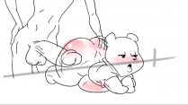 Pooh and Robin – Rough Animation