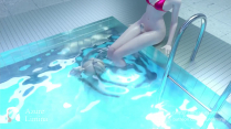 D.va And Mercy Pool Side Fun [Azure Limina]