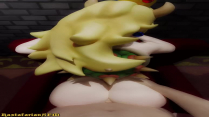 Bowsette anal doggystyle