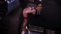 Claire Redfield Cuffed and Stuffed [4K]